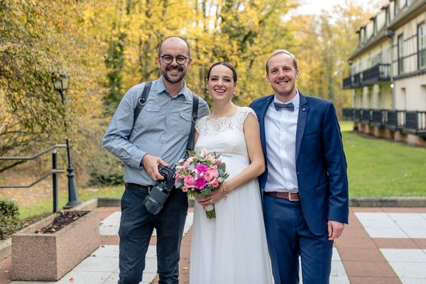 photographe de mariage qui à une relation de confiance avec le couple de mariés