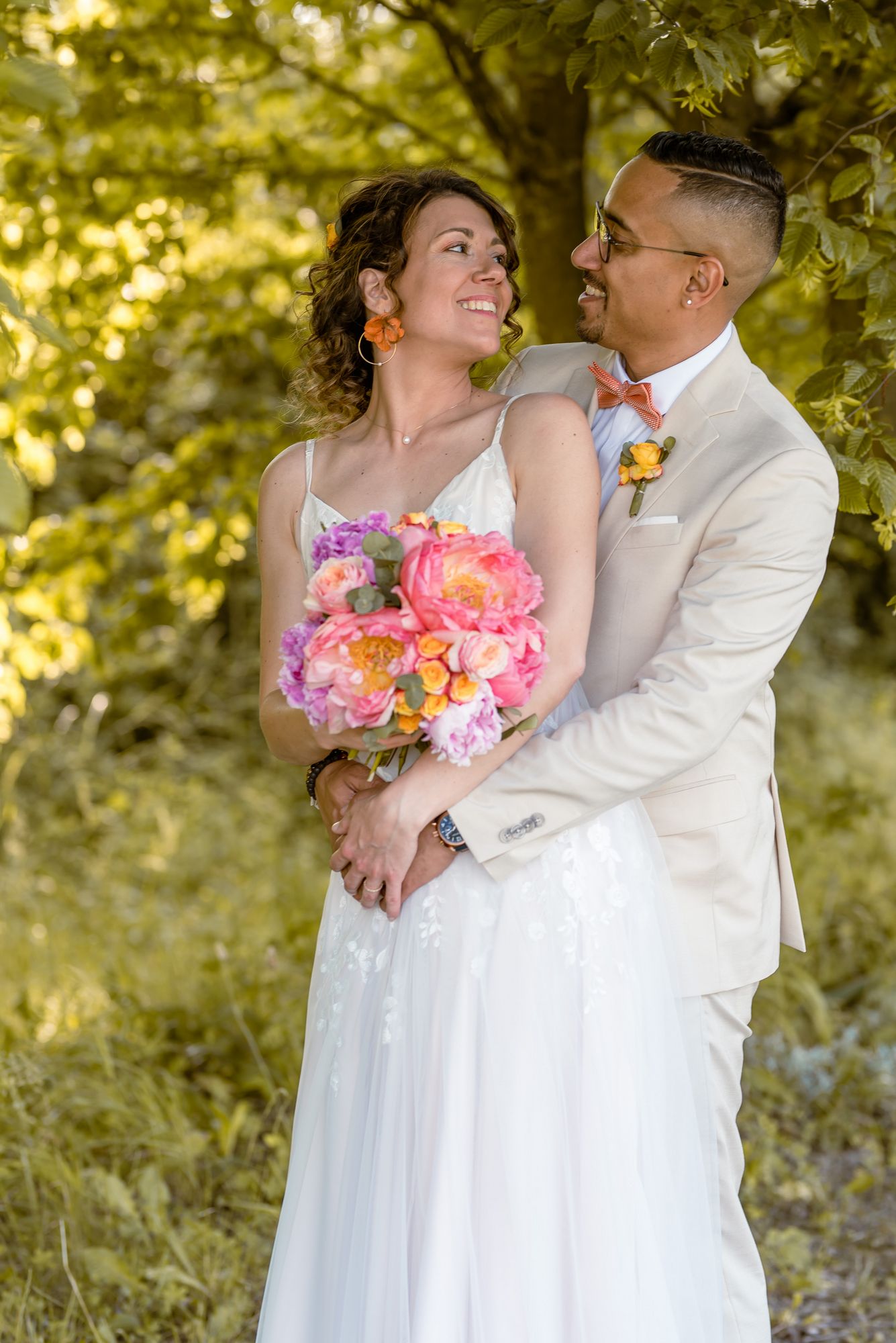 mariés séance photo de couple